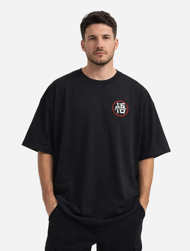 T-SHIRT OVERSIZE BLACK GOKU 